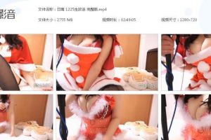 [2019] 日南-canan-ASMR 圣诞节nico会员限定耳舐め 1225生放送视频