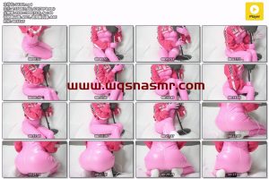 [くもの上ユメミ]ASMR2024-11-16【実写ASMR】NIK〇E：アリ〇ちゃんコスプレ♡ おしり_ラバースーツ_手袋_KU100